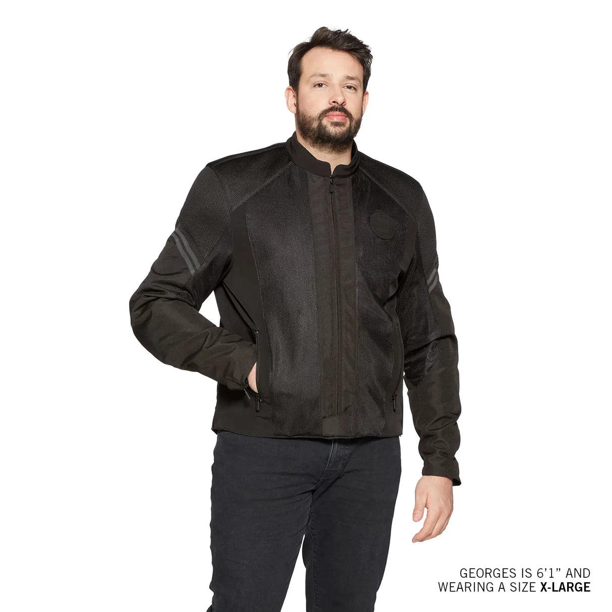 Indian Motorcycle Men's San Pedro Mesh Jacket