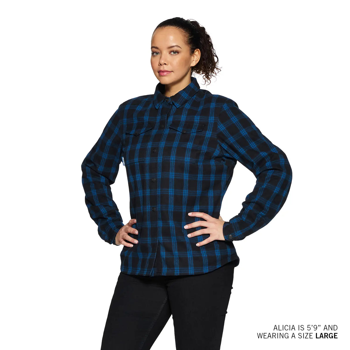 Indian Motorcycle Women's Canyon Plaid Overshirt