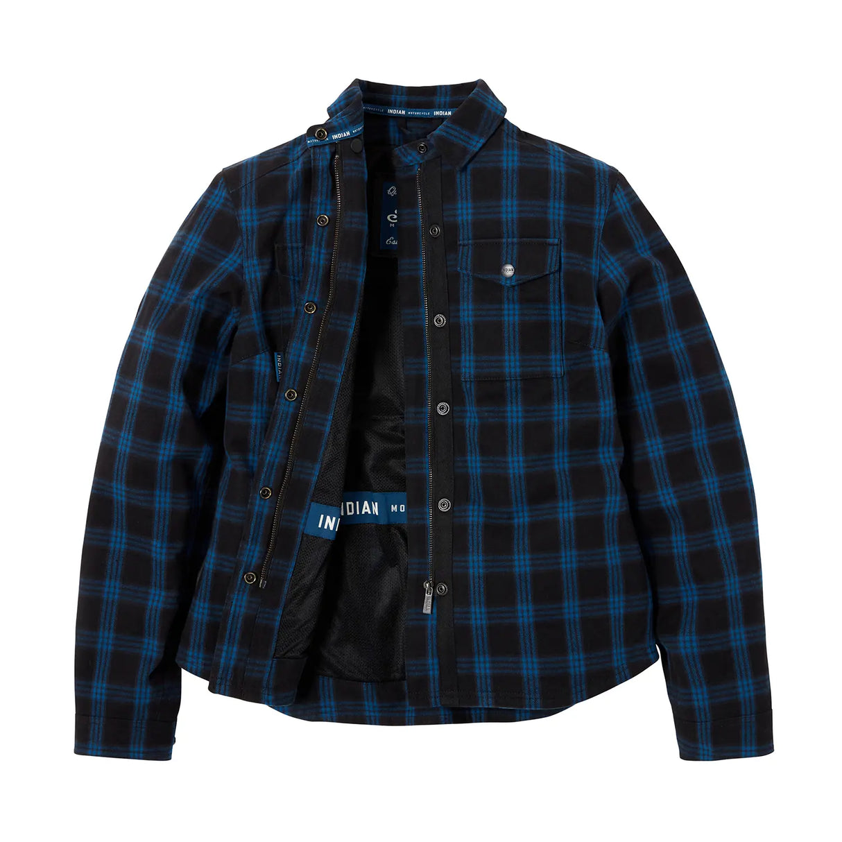 Indian Motorcycle Women's Canyon Plaid Overshirt