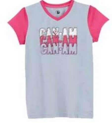 Can-Am Girl LUV Tee - Light Blue - Size 14-16