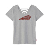 Indian Motorcycle Distressed Headdress Tie Back T-Shirt