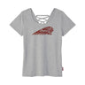 Indian Motorcycle Distressed Headdress Tie Back T-Shirt