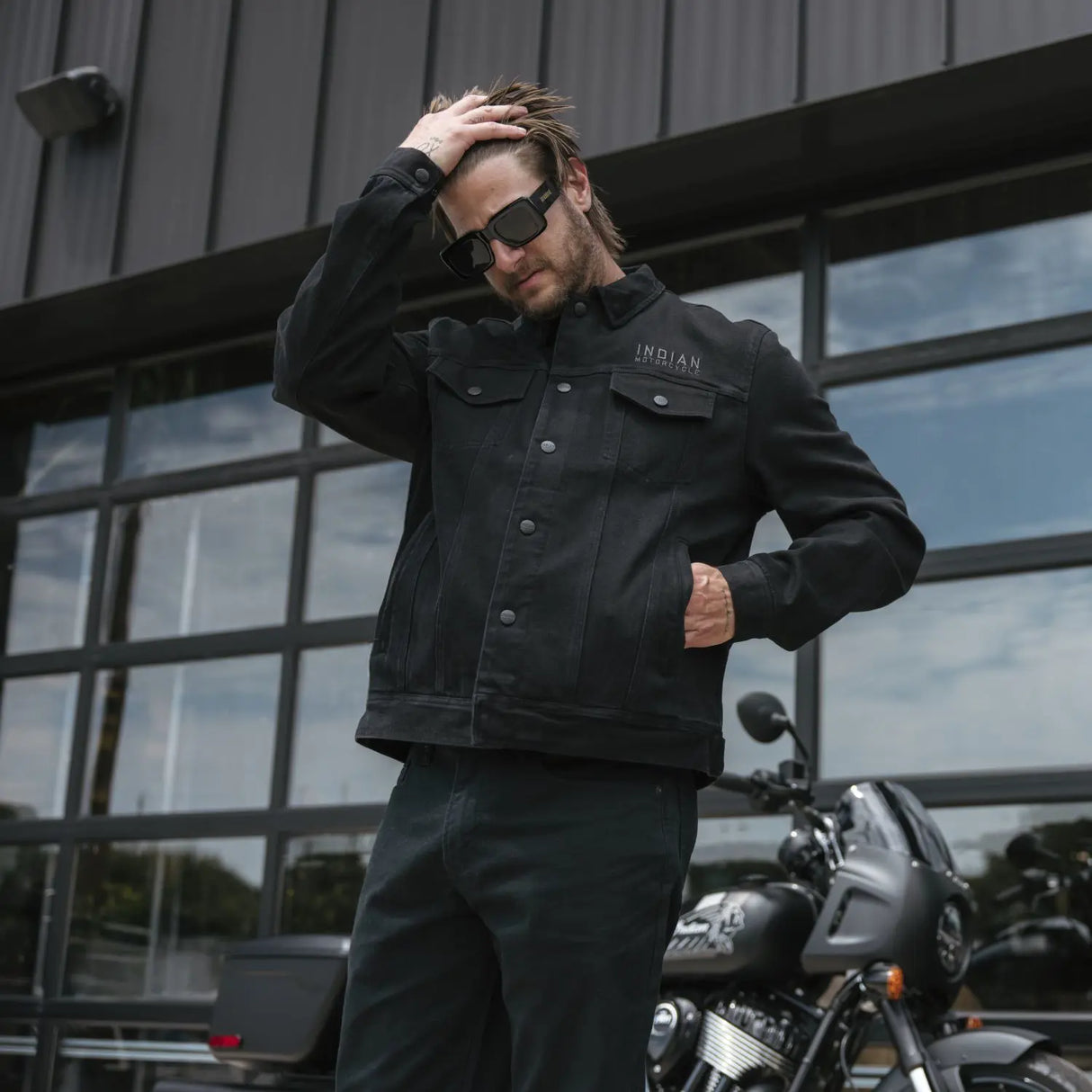 Indian Motorcycle Men's Rockingham Denim Jacket