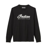 Indian Motorcycle Men's Essential Script Logo Long Sleeve T-Shirt