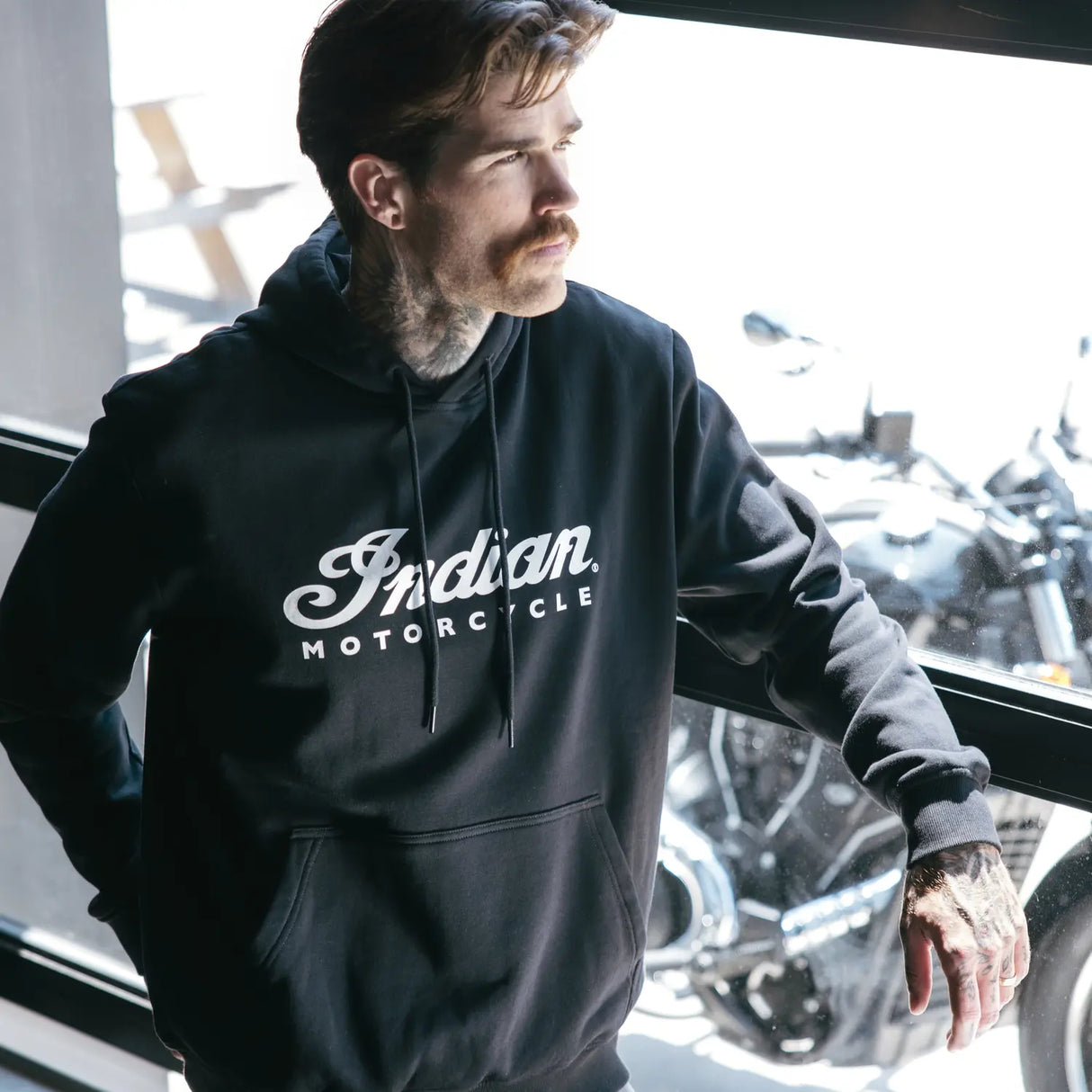 Indian Motorcycle Men's Essential Script Logo Hoodie