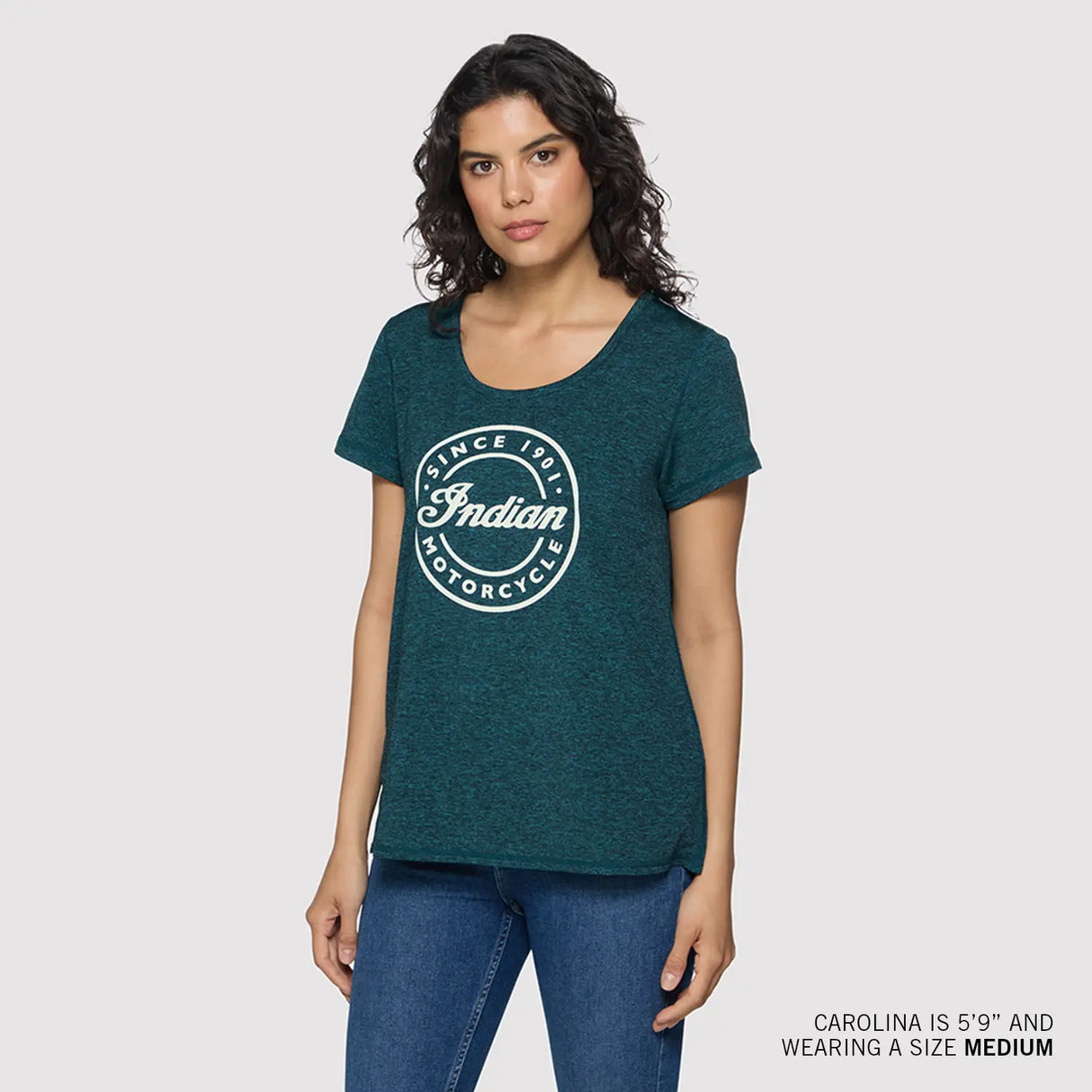 Indian Motorcycle Women's Script Icon Athlete T-Shirt