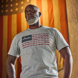 Indian Motorcycle Men's Flag Bikes Print T-shirt