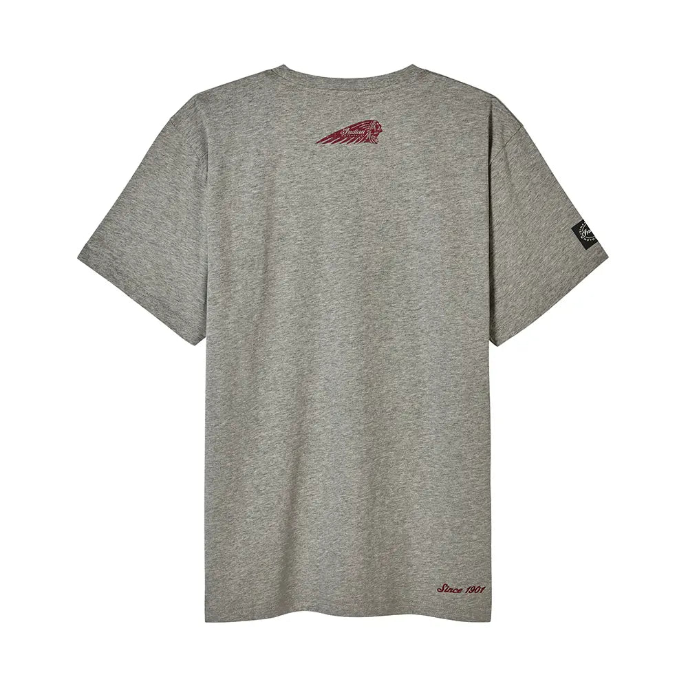 Indian Motorcycle Men's Flag Bikes Print T-shirt