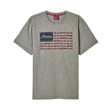 Indian Motorcycle Men's Flag Bikes Print T-shirt