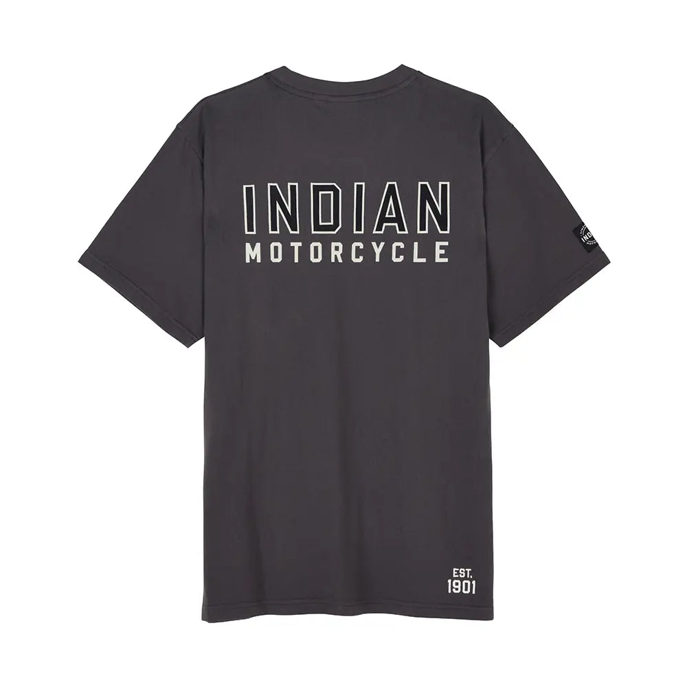 Indian Motorcycle Men's Outline Block Pocket T-shirt