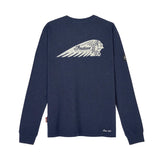 Indian Motorcycle Men's Headdress Pocket Henley LS T-shirt