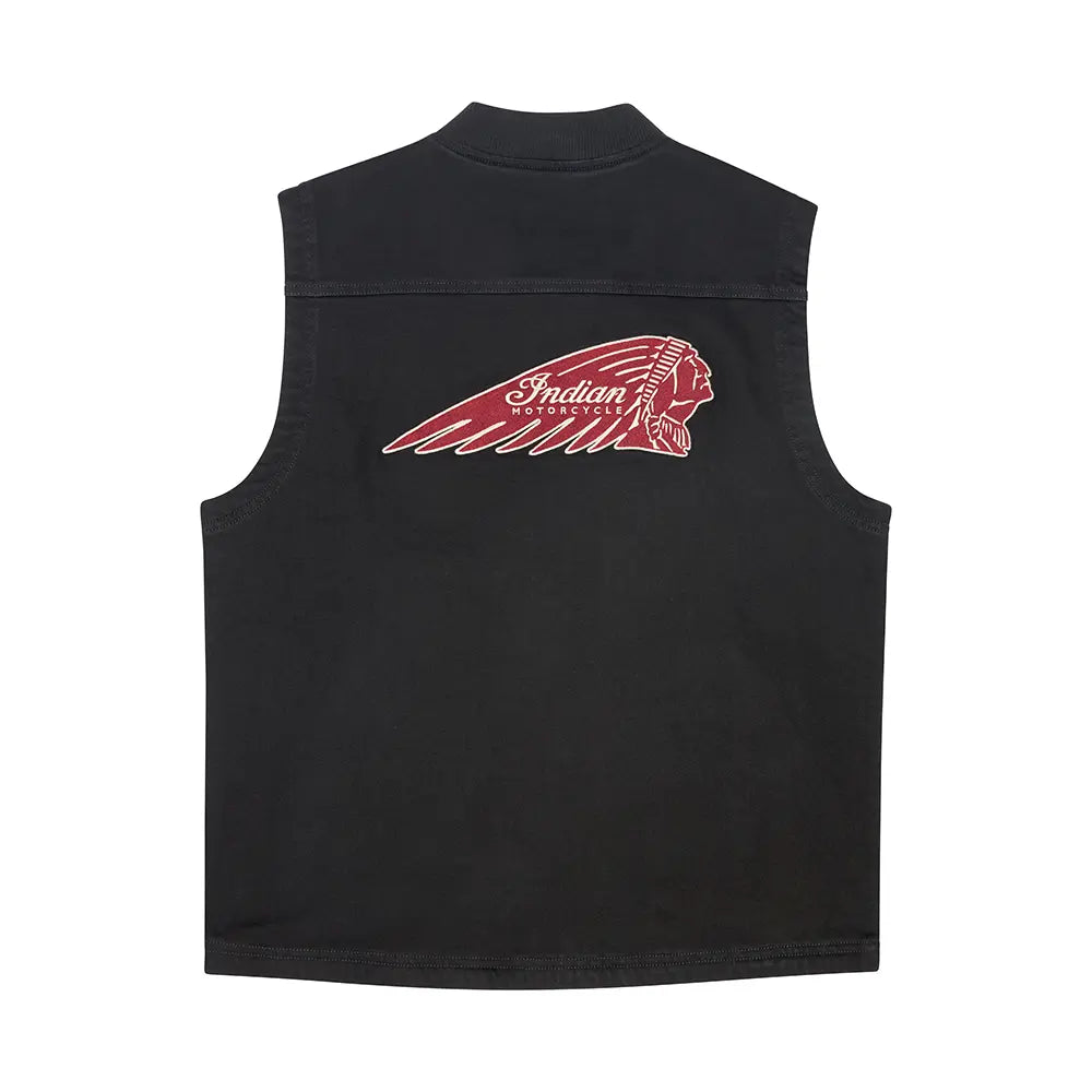 Indian Motorcycle Men's Callan Denim Vest