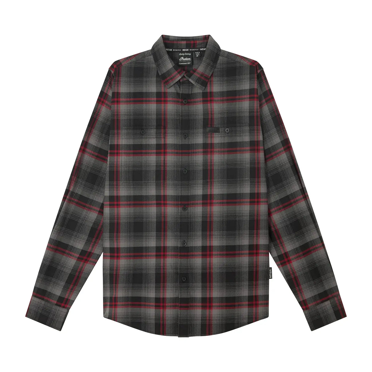 Indian Motorcycle Men's Tacoma Plaid Shirt