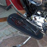 Indian Motorcycle Headdress Rider Floorboard Pads in Polished - Pair
