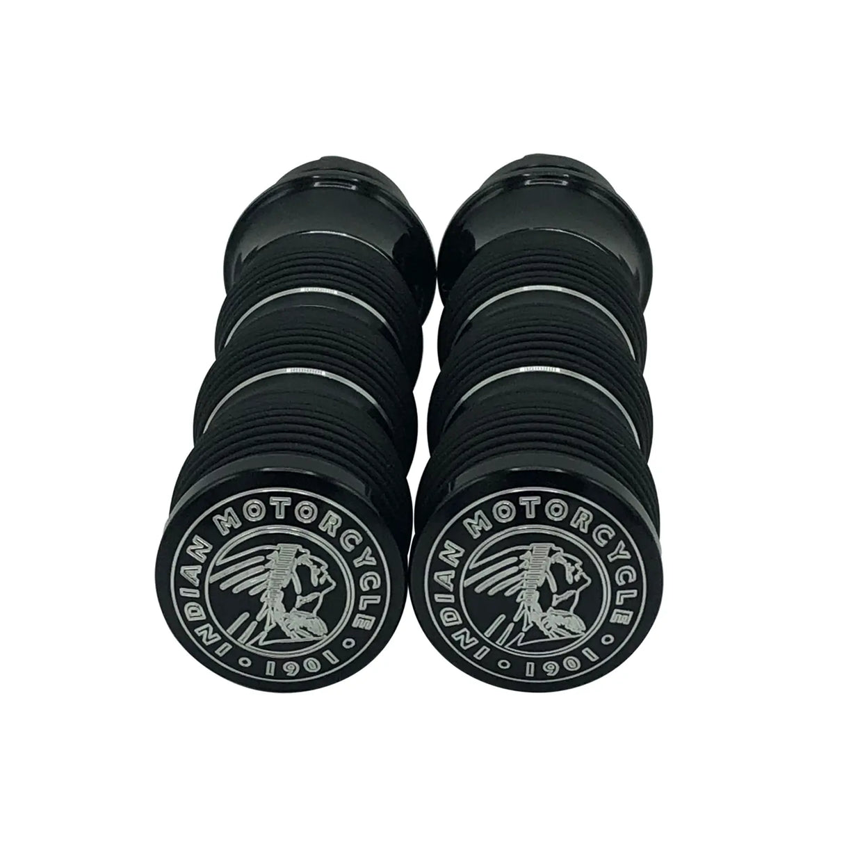 Indian Motorcycle Select Script Pegs in Black