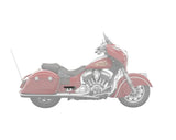 Indian Motorcycle Passenger Floorboards with Pads in Chrome - Pair