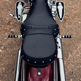Indian Motorcycle All-Weather Vinyl Passenger Seat - Black with Studs