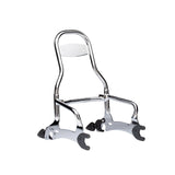 Indian Motorcycle Steel 12 in. Quick Release Passenger Backrest - Chrome