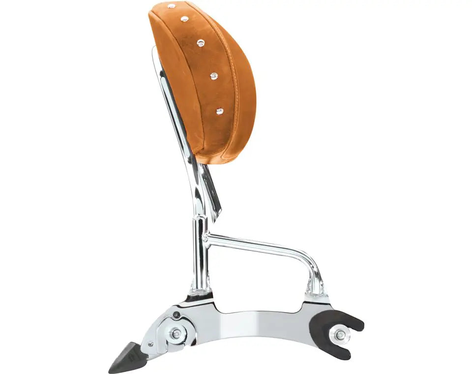 Indian Motorcycle Steel 12 in. Quick Release Passenger Backrest - Chrome