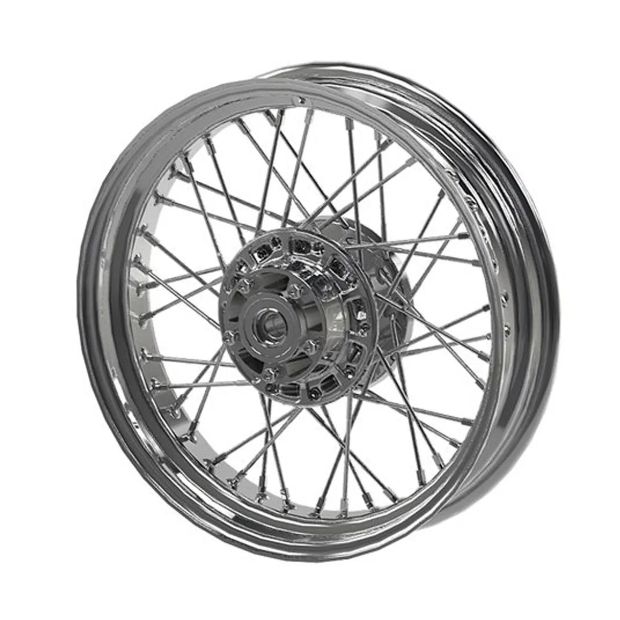 Indian Motorcycle Steel 16 in. Laced FRONT Wheel - Chrome