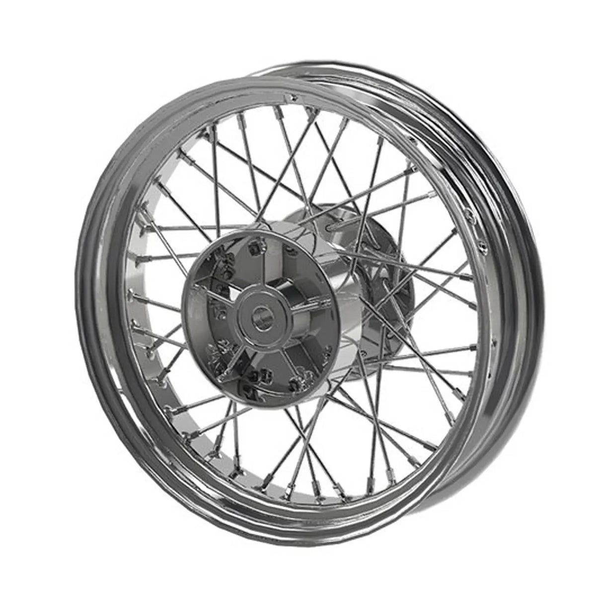 Indian Motorcycle Steel 16 in. Laced REAR Wheel - Chrome