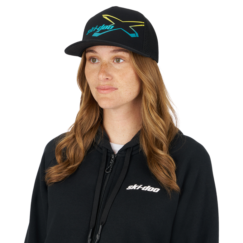 Ski-Doo X-Team Gradiant Fitted Flat Cap