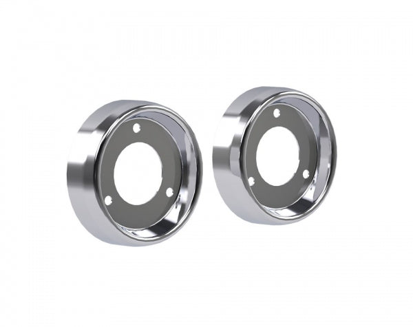 Indian Motorcycle Exhaust End Caps Chrome - Pair