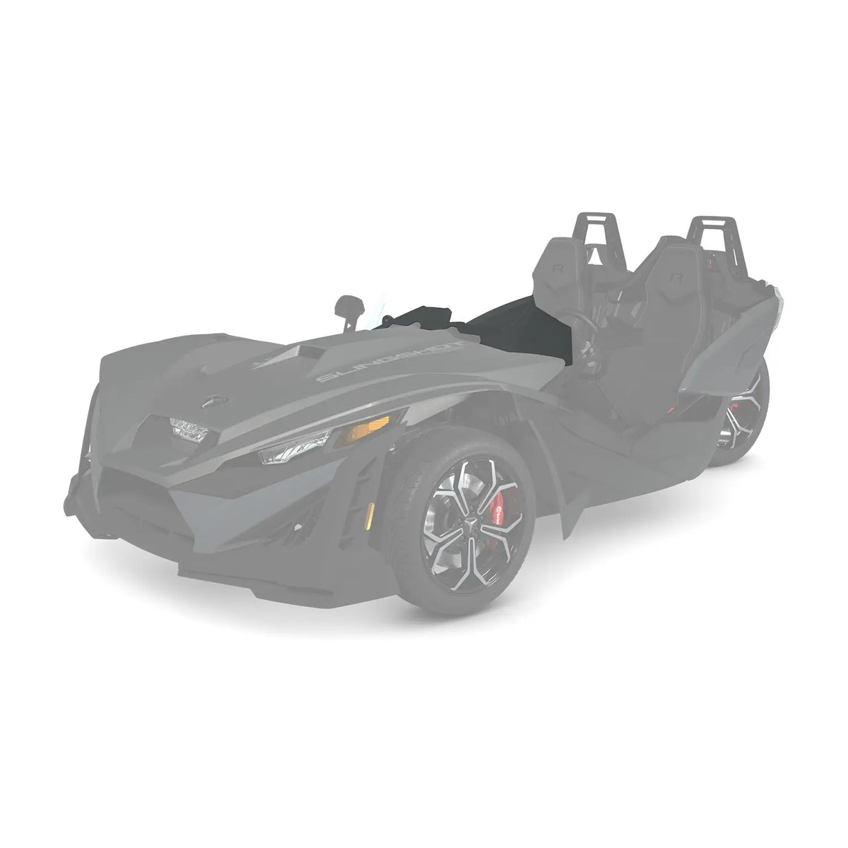Polaris Slingshot Ripper Series Wind Deflector - Standard Clear
