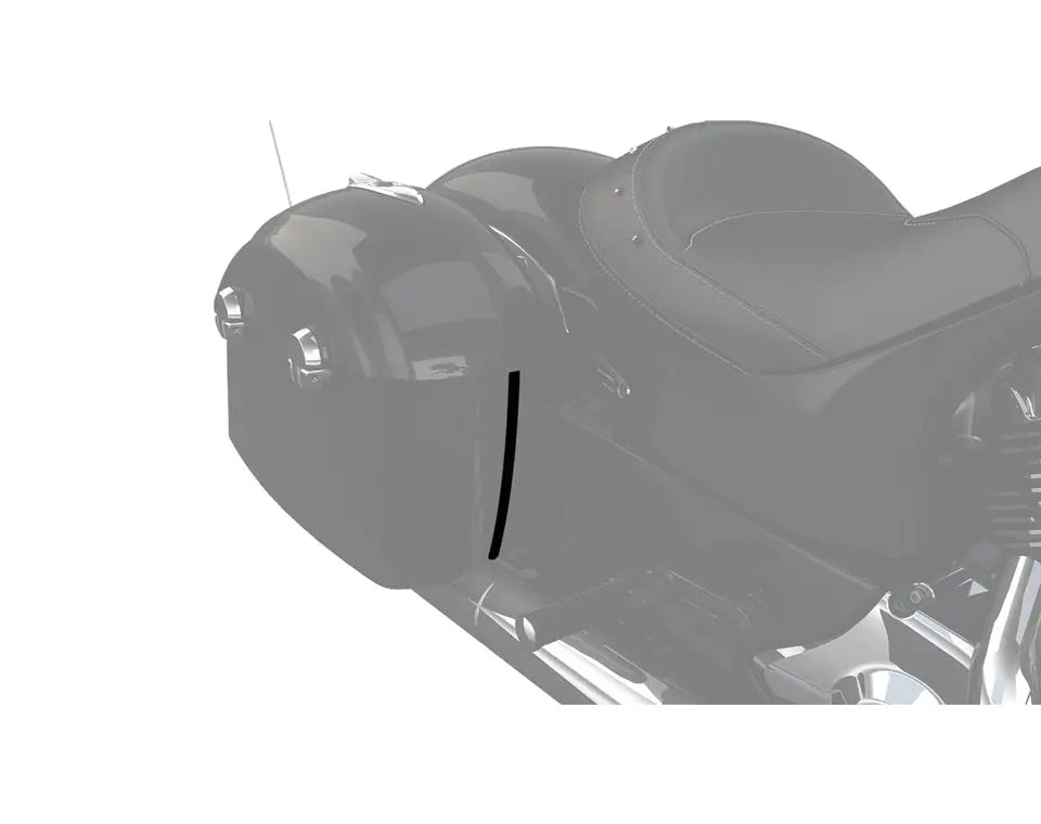 Indian Motorcycle Saddlebag Trim in Black - Pair