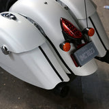Indian Motorcycle Saddlebag Trim in Black - Pair