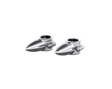 Highway Bar Toe Rests in Chrome - Pair