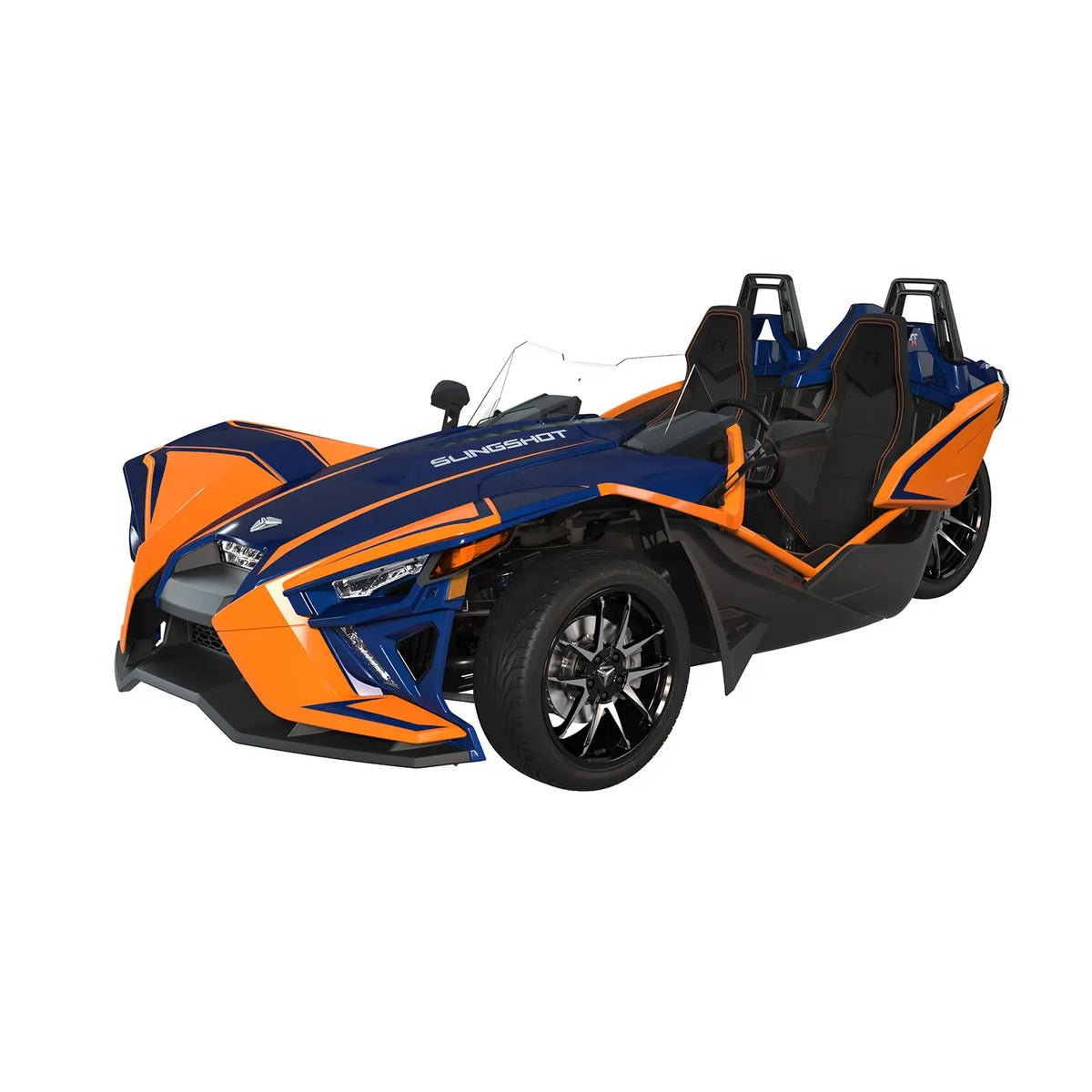 Polaris Slingshot Ripper Series Wind Deflector - Tall Clear