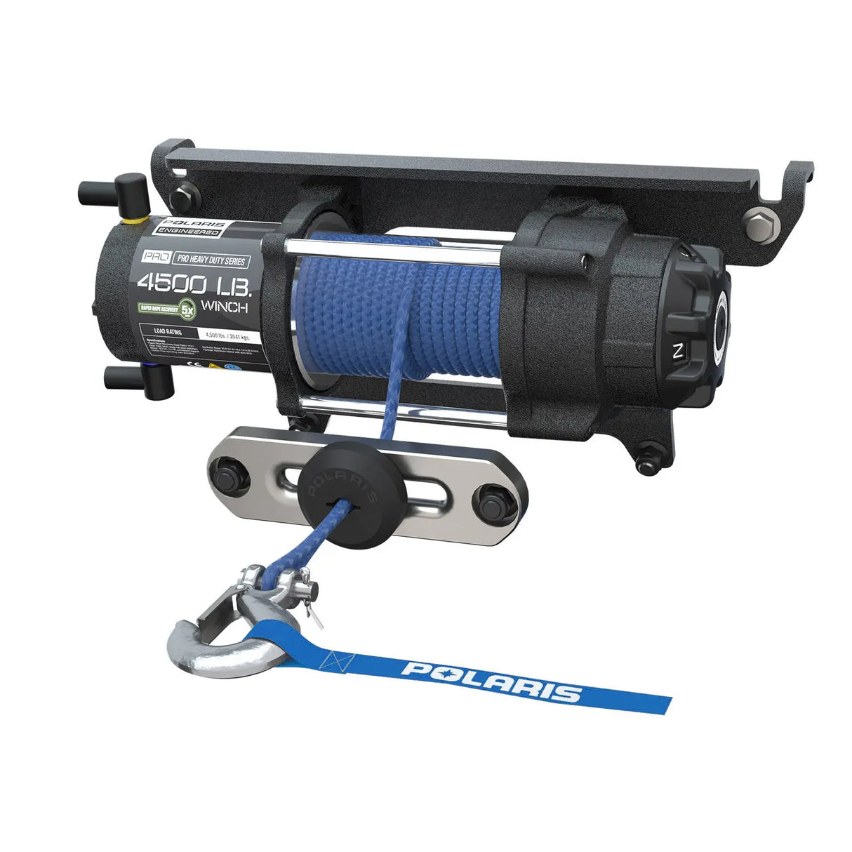 Polaris Pro Series 4,500 LB Winch Kit with Synthetic Rope for RANGER UTV