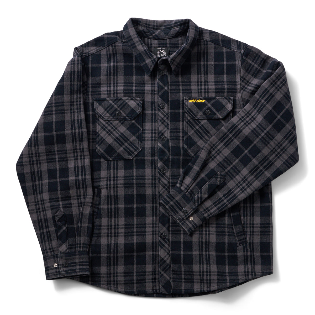 Ski-Doo Men's Plaid Bonded Overshirt