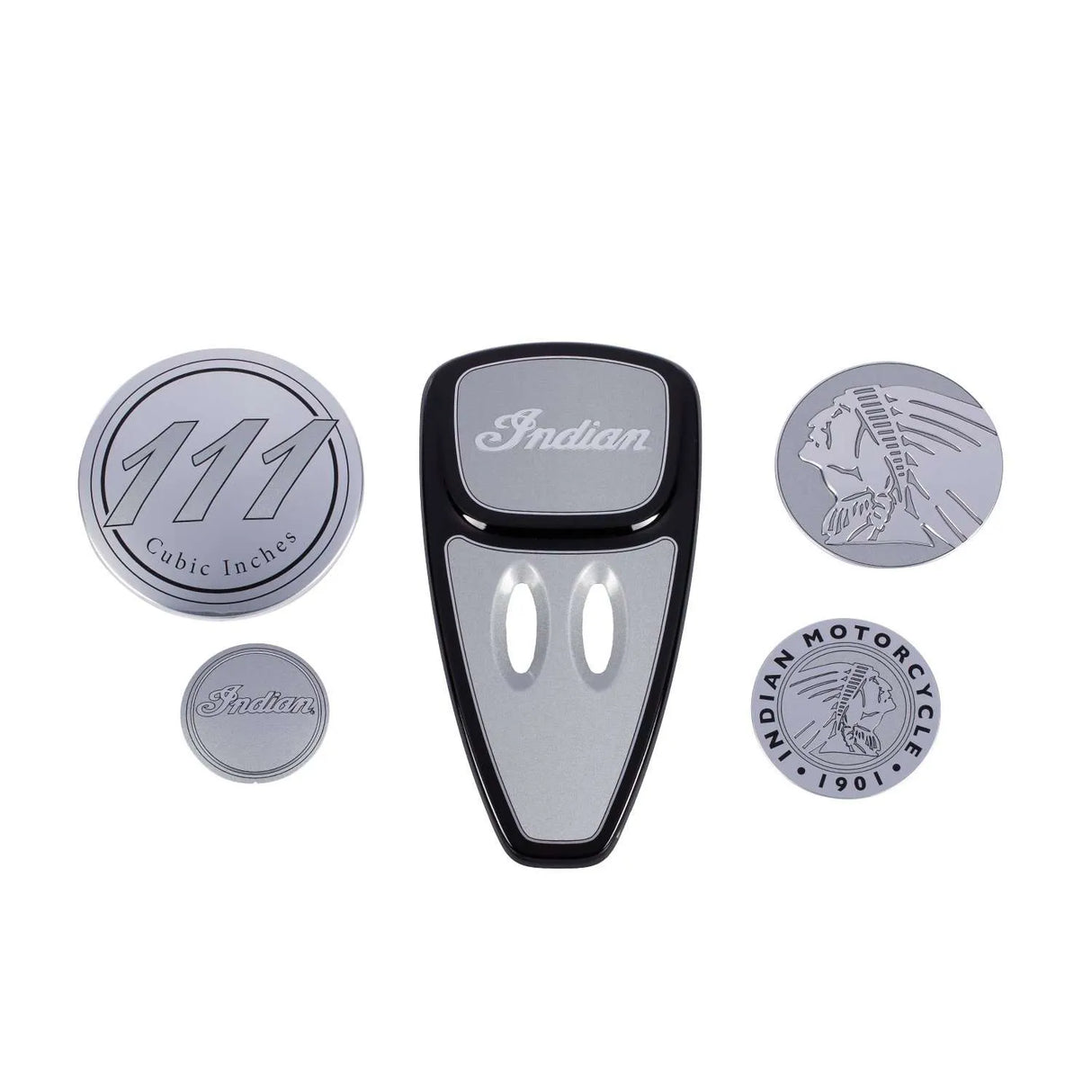 Indian Motorcycle Touring Engine Cover Kit – Star Silver