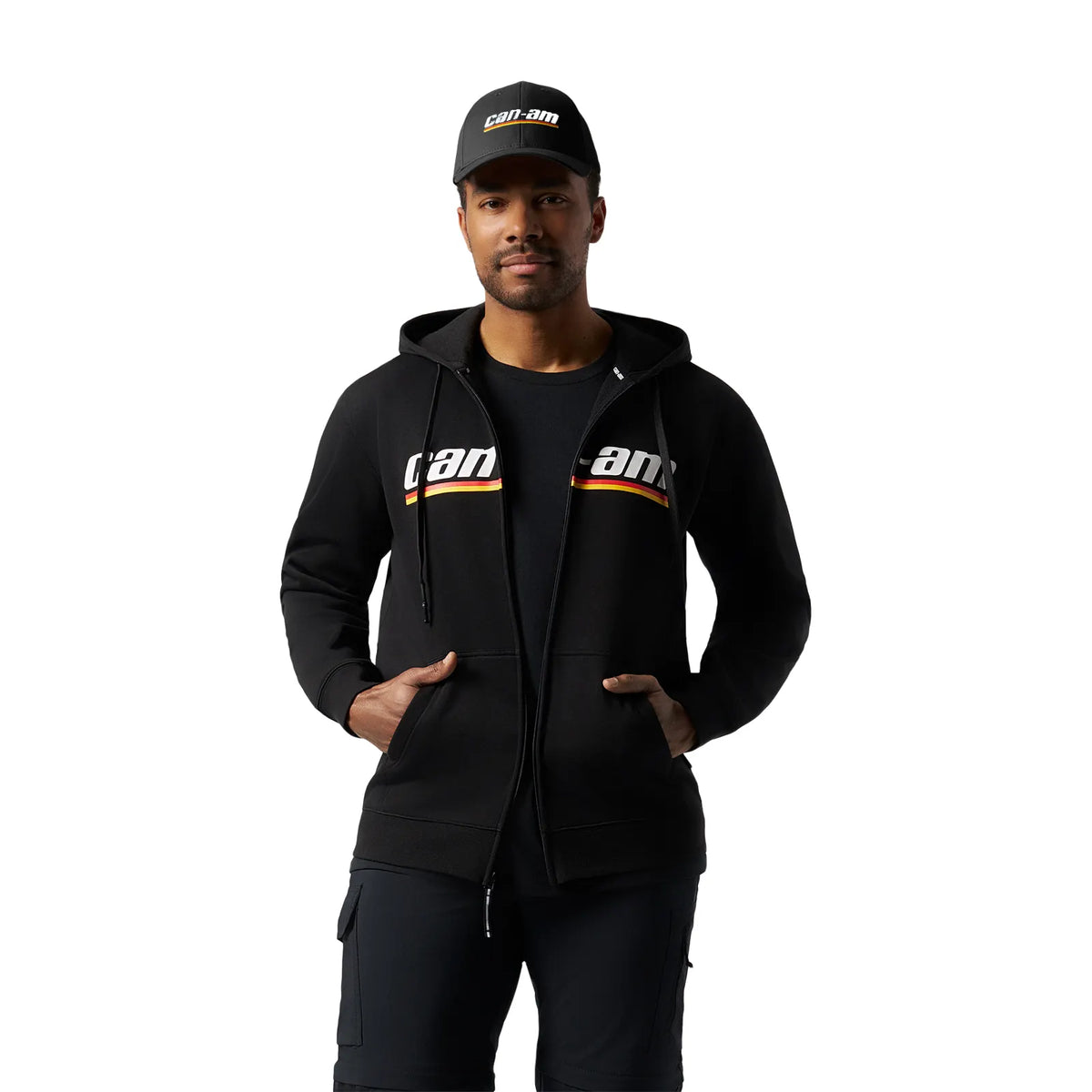 Can-Am Men's Emblem Zip-Up Hoodie