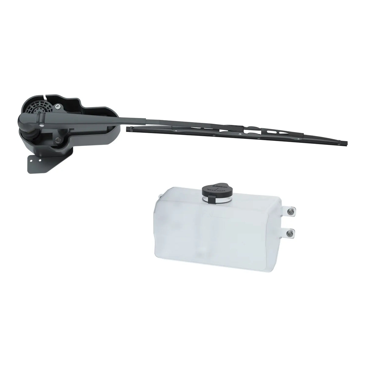 Polaris Front Windshield Wiper & Washer Kit for Glass and Poly Windshields