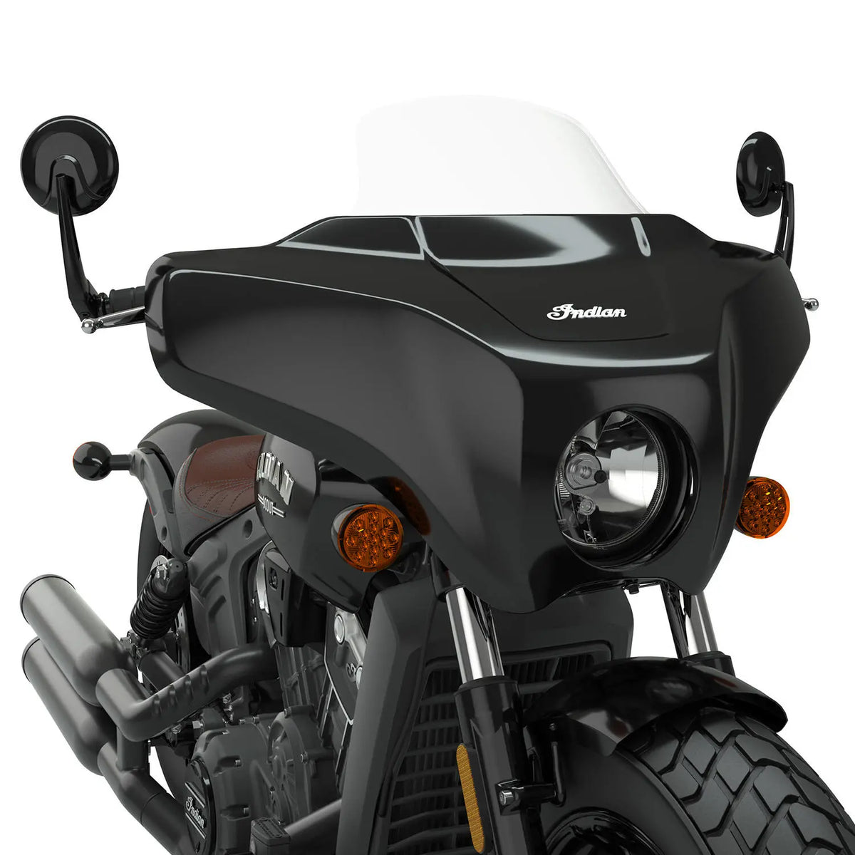 Indian Motorcycle Polycarbonate 7 in. Windshield for Quick Release Fairing, Tinted