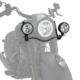 Indian Motorcycle Driving Lights, Gloss Black