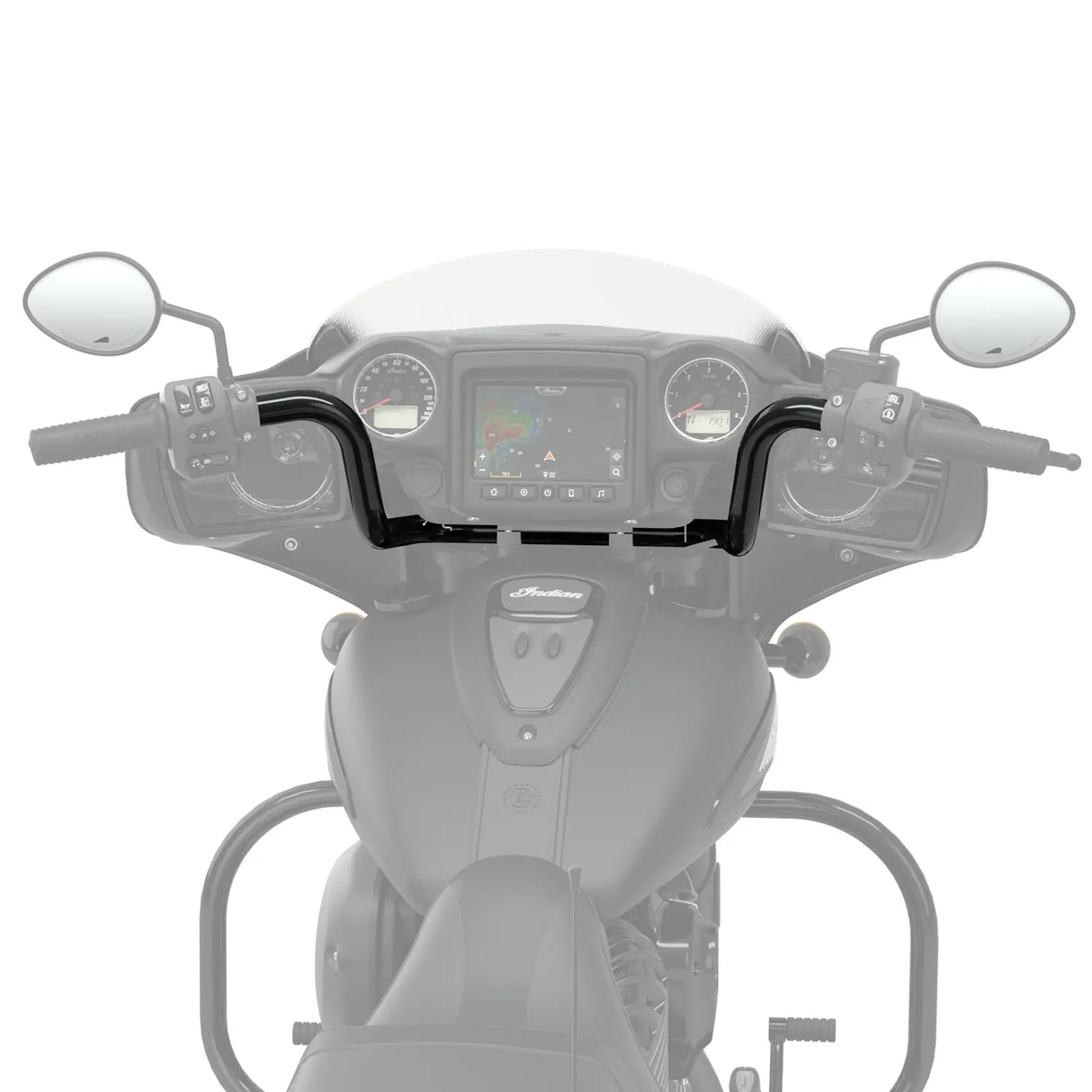 Indian Motorcycle Mid Rise Handlebar - Black