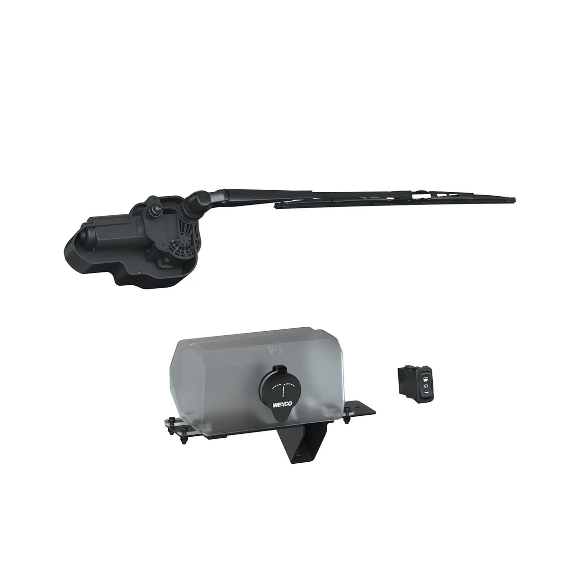 Polaris Front Windshield Wiper & Washer Kit for Glass Windshields for Ranger 570