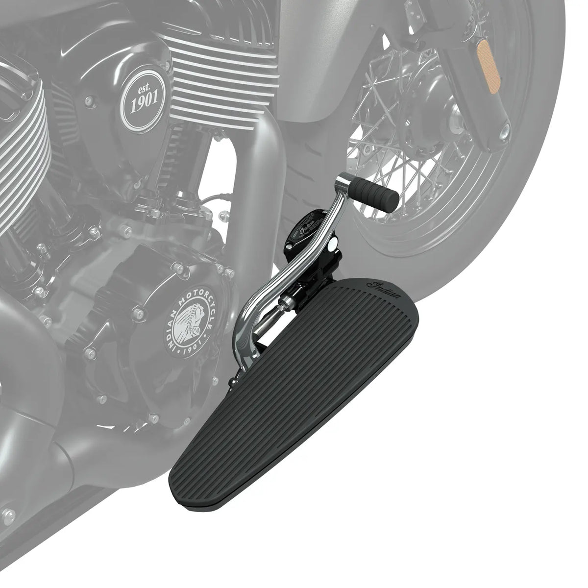 Indian Motorcycle Forward Foot Controls with Floorboards for Chief -  Cruiser Black