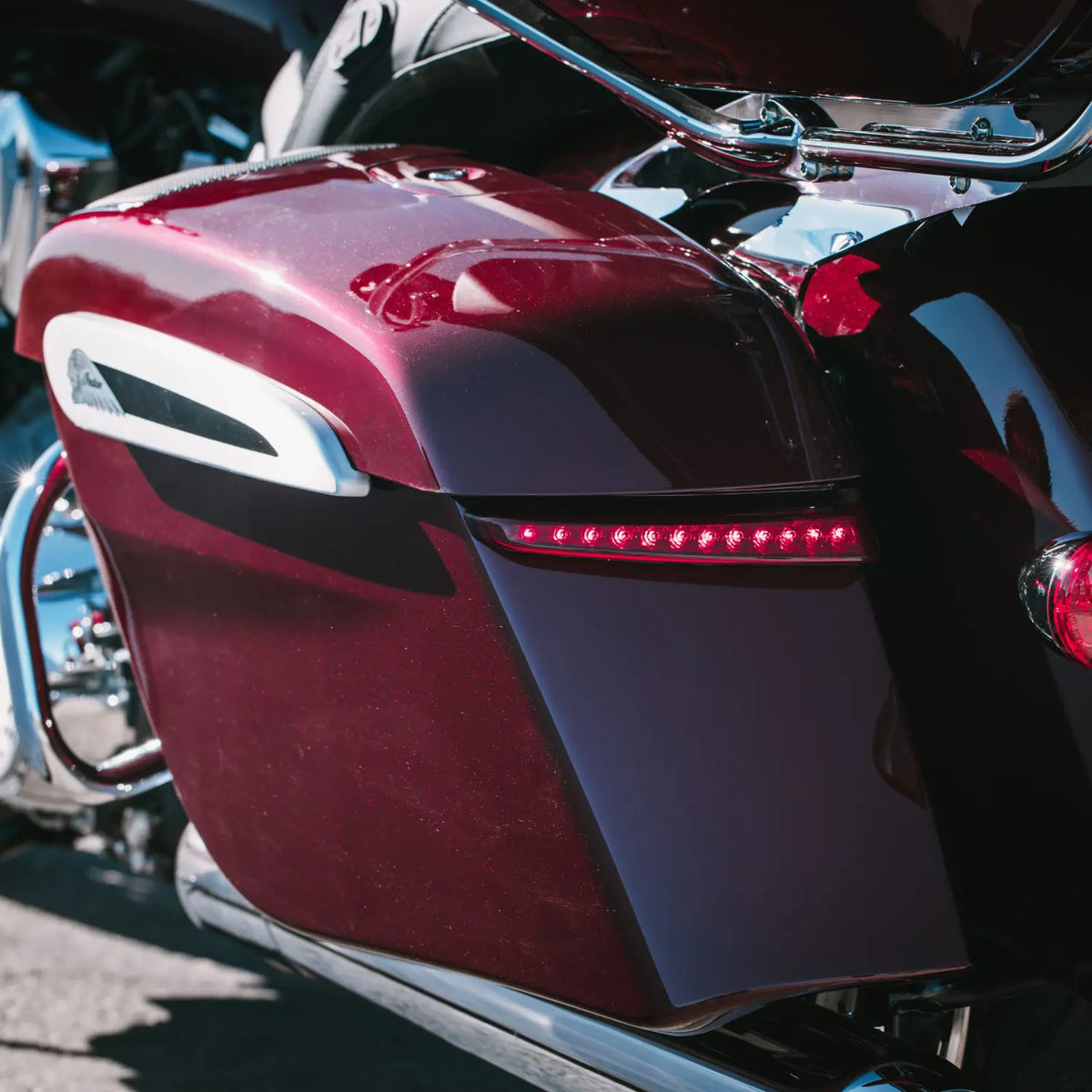 Indian Motorcycle Pathfinder Auxiliary LED Saddlebag Lights