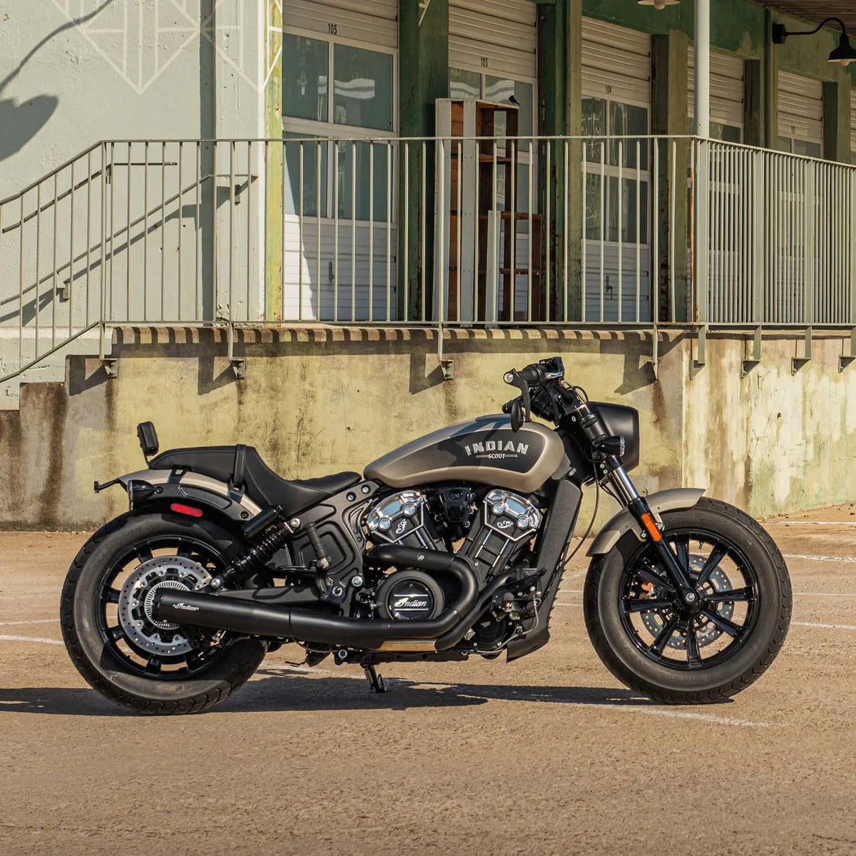 Indian Motorcycle Syndicate Seat for 2018-2023 Scout - Black