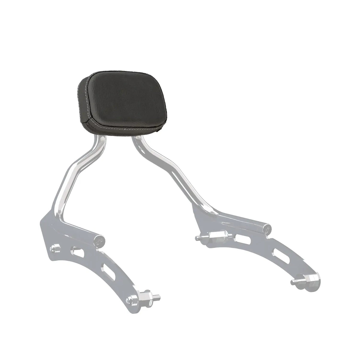 Indian Motorcycle Syndicate Low Profile Passenger Backrest Pad for Chief - Gray