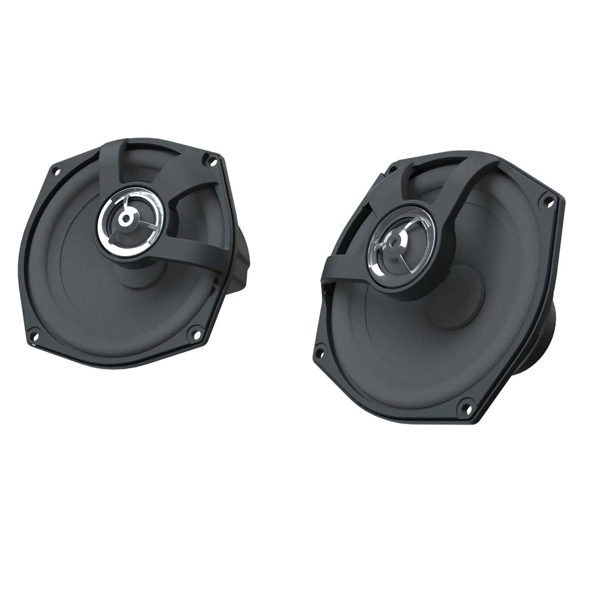 Indian Motorcycle Powerband Audio Trunk Speakers With Bass Boost For Accessory Trunk, 5-1/4 in