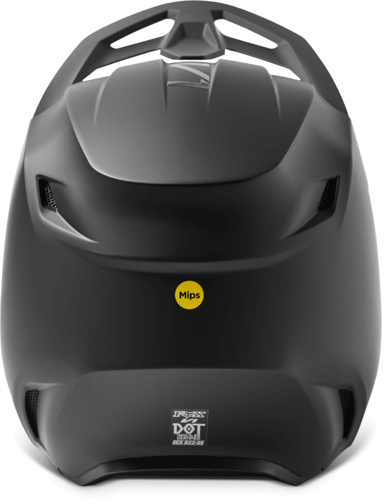 Fox Youth V1 Matte Black Helmet DOT/ECE