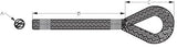Sea-Dog Premium Double Braided Nylon Dock Line - 3/8" x 10 - Black