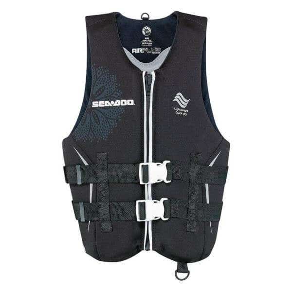 Sea-Doo Ladies' Neoprene Airflow PFD - Life Jacket Vest - Black