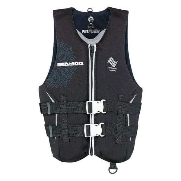 Sea-Doo Ladies' Neoprene Airflow PFD Life Jacket Vest Black